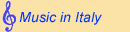 Music in Italy