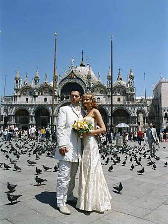 Civil and religious weddings in Venice