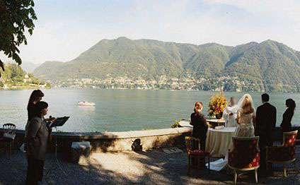 Wedding in Italian Lake