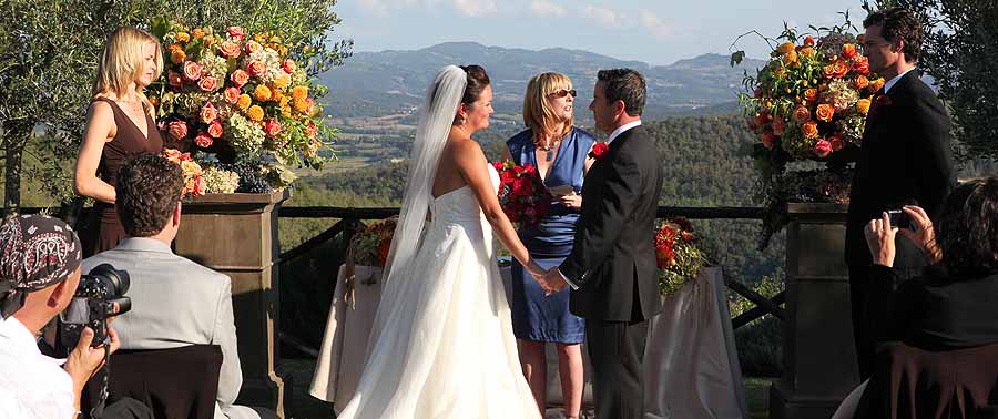 Ceremony in Private Location in Siena