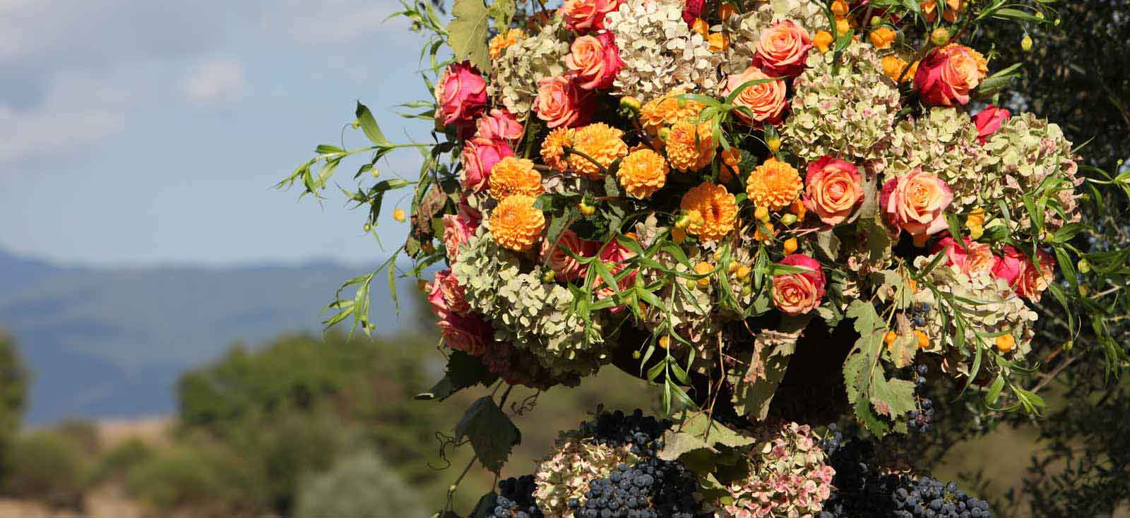 italian wedding flowers