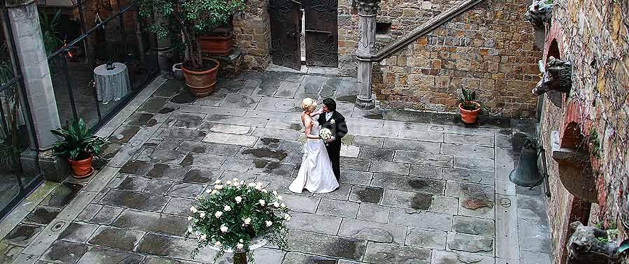 Courtyard of an amazing Historical Castle Courtyard of an amazing Historical Castle