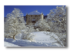 CASTLE IN THE DOLOMITES