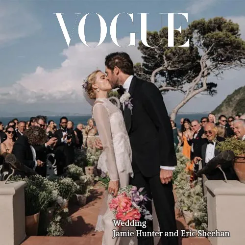 VOGUE: Wedding Jamie Hunter and Eric Sheehan