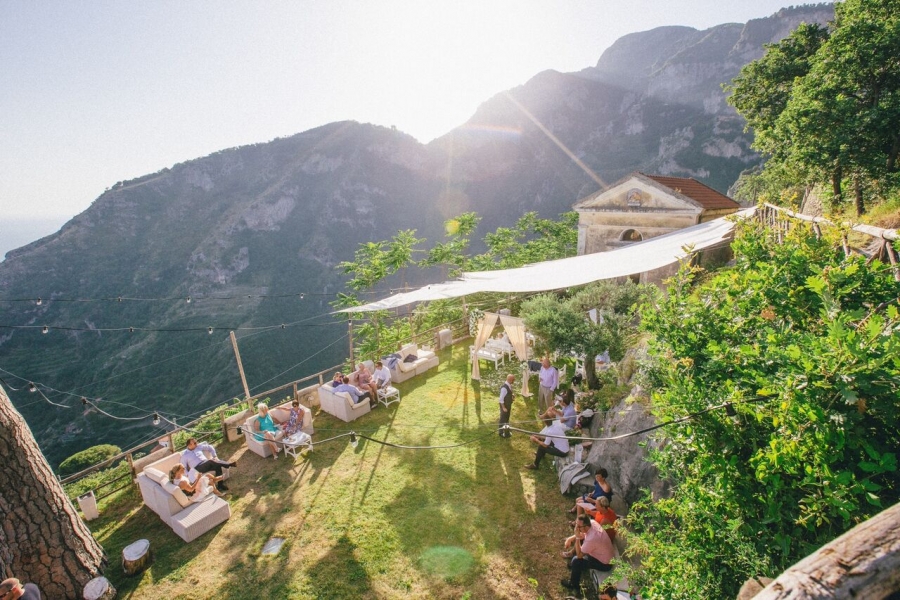 Farm house wedding along the Amalfi Coast