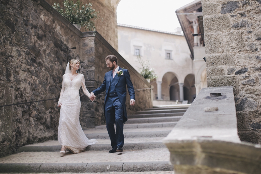 Sarah and Max...Wedding in Bracciano Lake....wonderful castle...