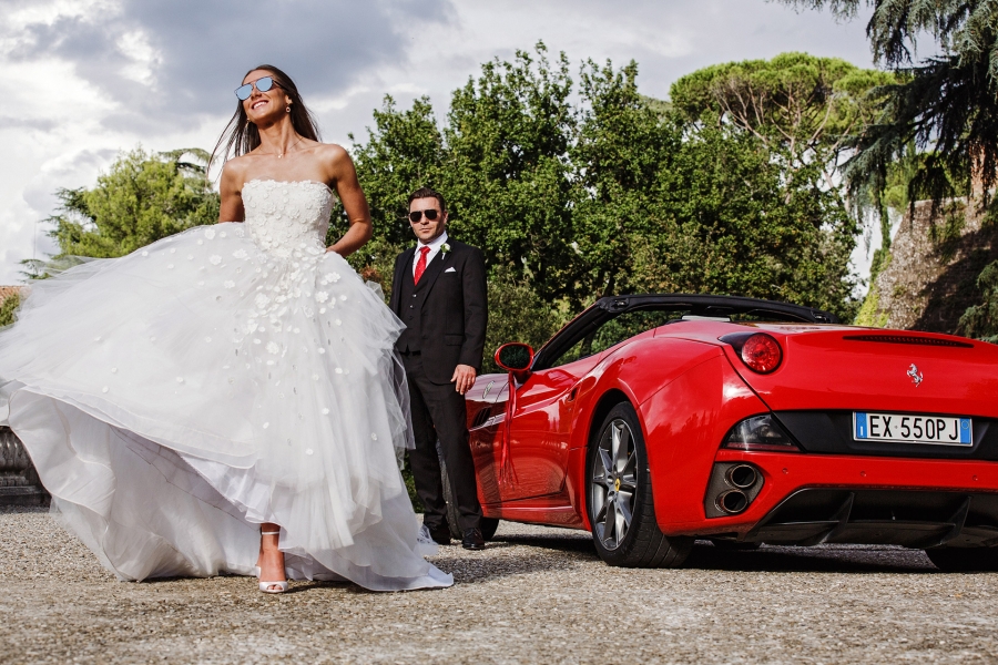 Villa Cora and Church at city center of Florence