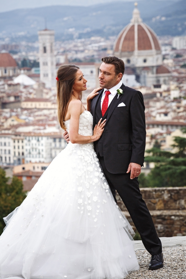 Villa Cora and Church at city center of Florence