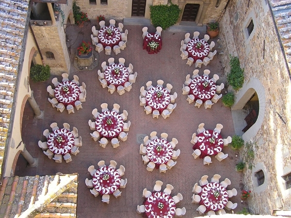 Arranging weddings in Italian castles.