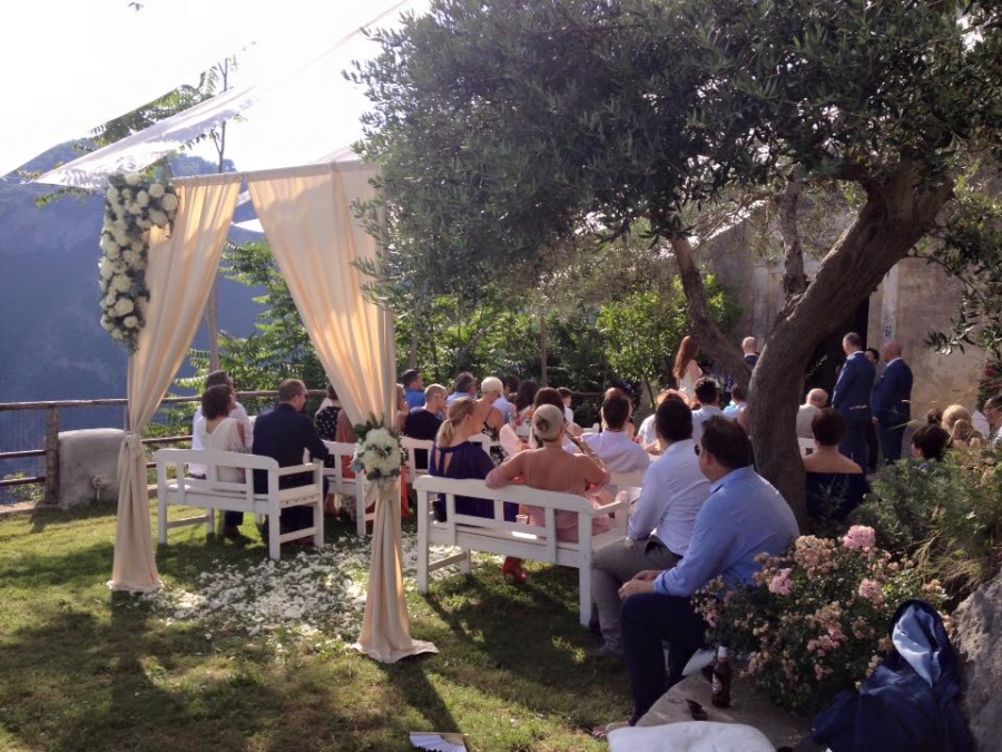 Farm house wedding along the Amalfi Coast