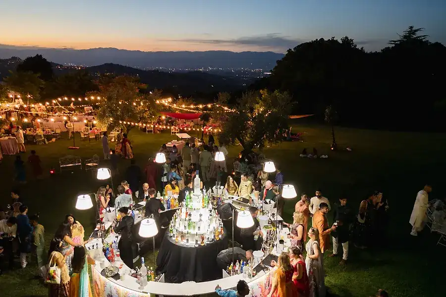 High quality raw ingredients for wedding catering in Italy