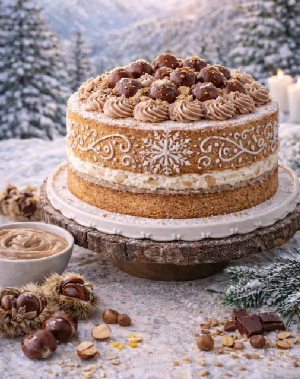 Wedding cake Chestnut Cream Cake