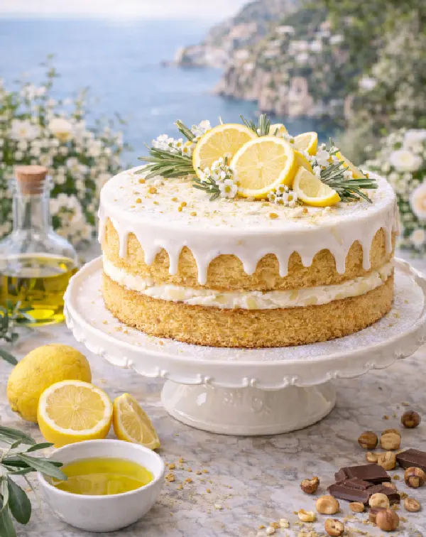 Wedding cake Lemon and Olive Oil Cake