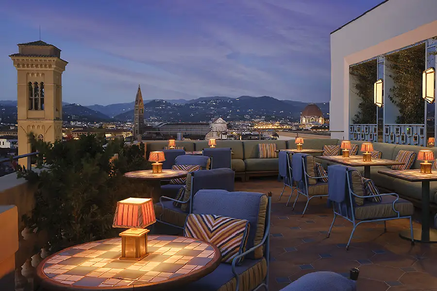 Restaurant with view for wedding welcome dinner in Italy