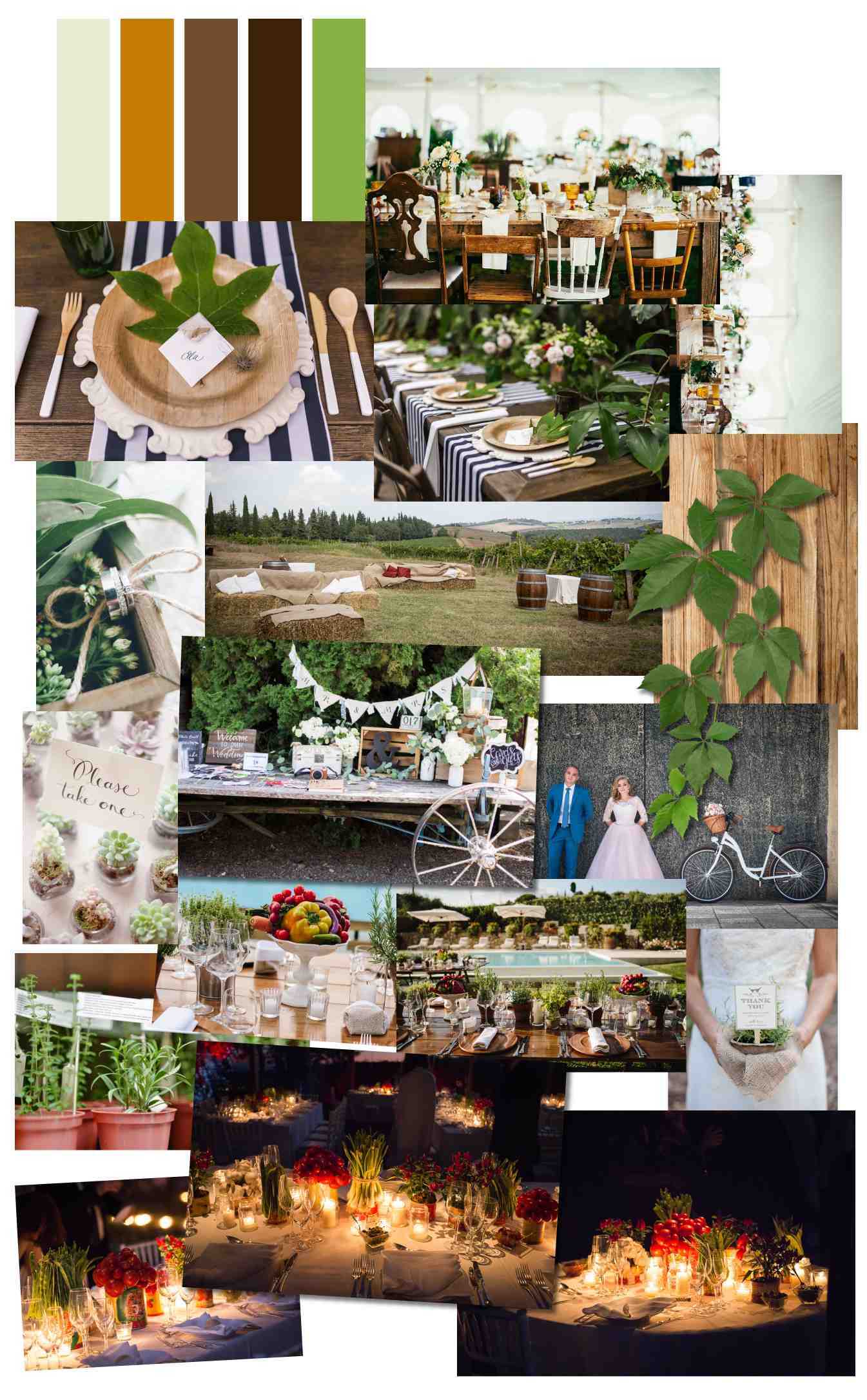 Weddings flowers in Italy: twenties style