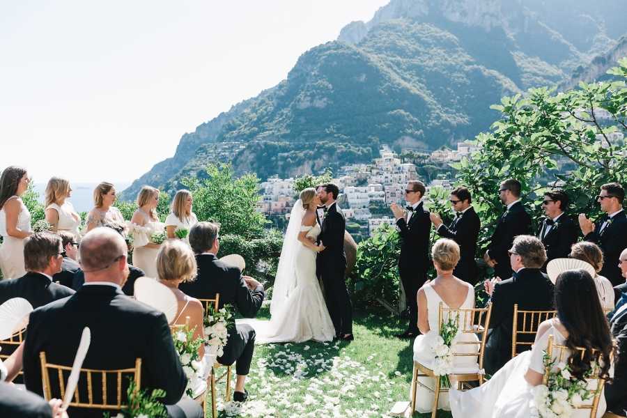 outdoor wedding in italy