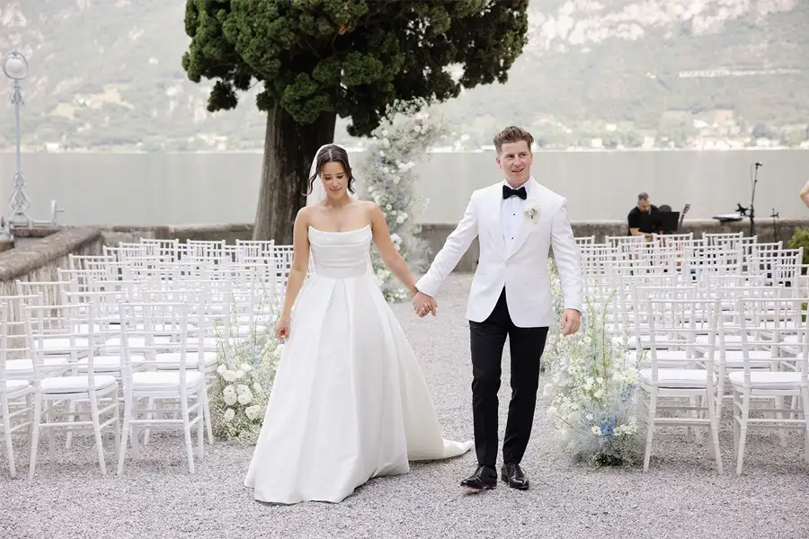 Lake Como wedding ceremony