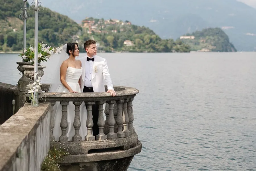 Lake Como wedding villa view