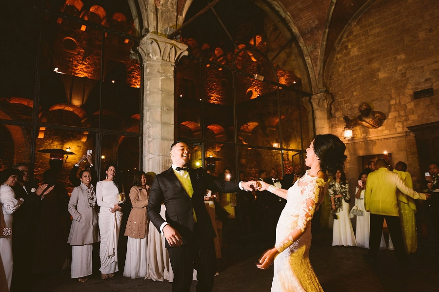 Maria and Philip Wedding in Tuscany at Vincigliata Castle
