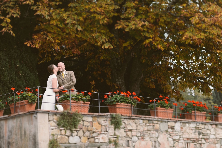 Hannah and Paul Wedding in Tuscany at Villa Nozzole