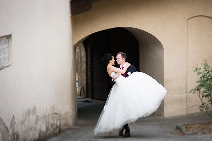 Laura and Antoine Wedding in Florence at Villa La Vedetta
