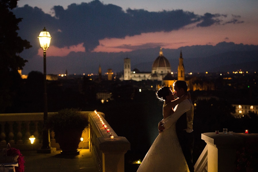Laura and Antoine Wedding in Florence at Villa La Vedetta