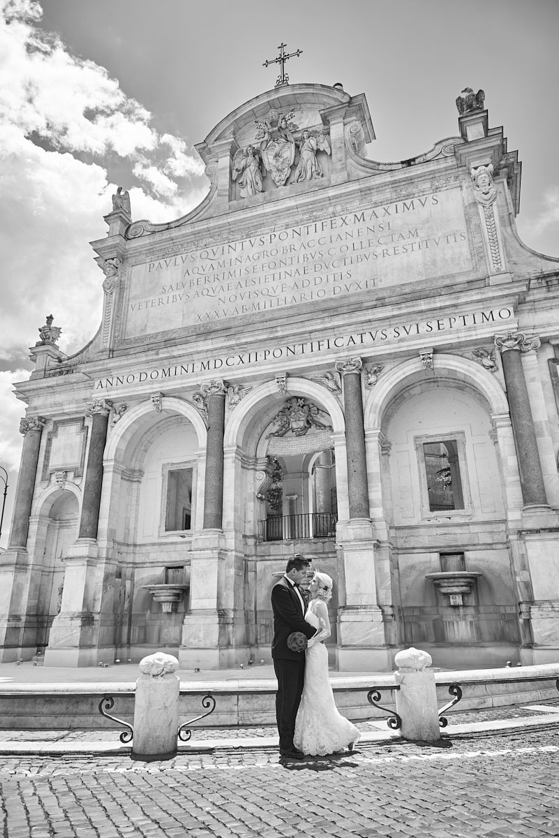 April and Billy Wedding in Rome at Basilica of San Peter
