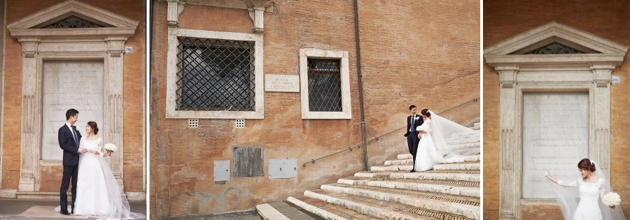 Silvia and Man Wedding in Rome
