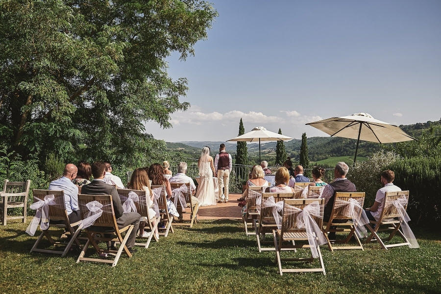 Claire and Liam Wedding in Tuscany