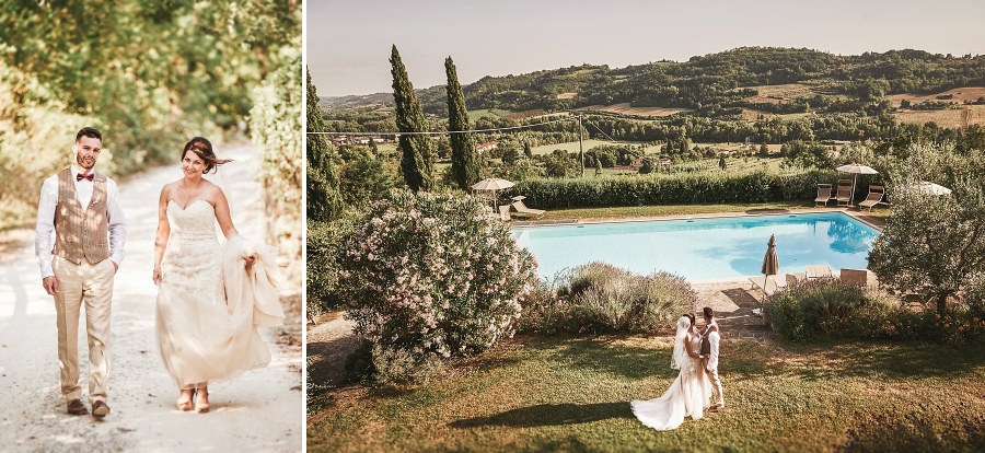 Claire and Liam Wedding in Tuscany