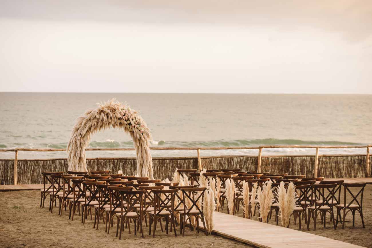 sea view wedding