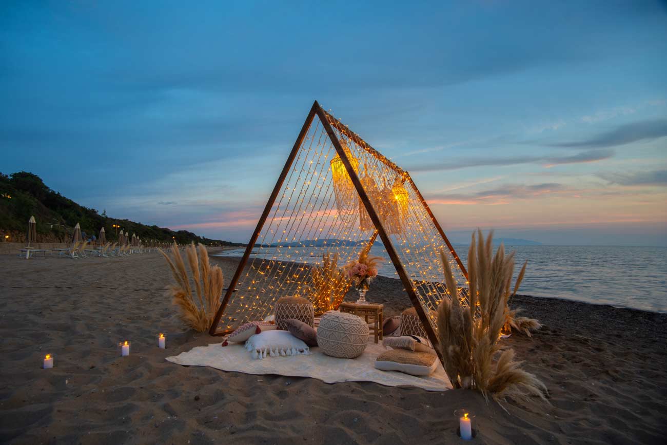 sea view wedding