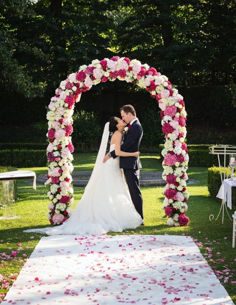 wedding at Villa la Vendetta