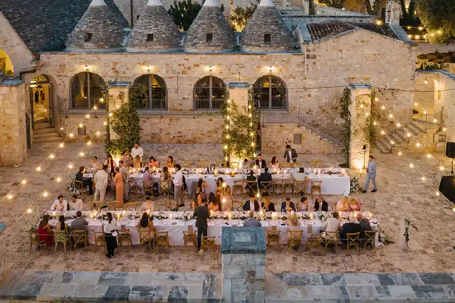 Wedding reception Masseria Grieco Puglia