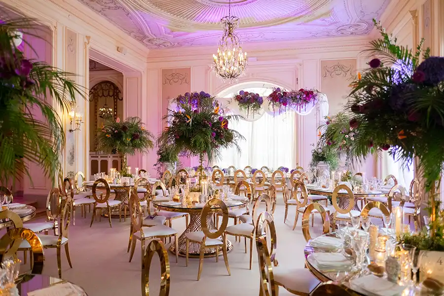 Reception Wedding in Villa igiea Sicily