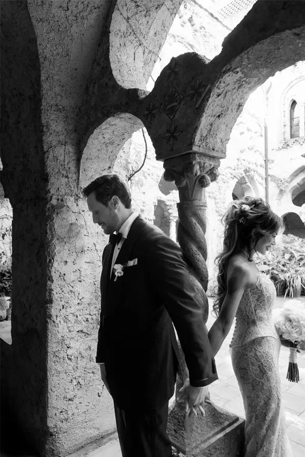 Julie and Aaron wedding in Ravello